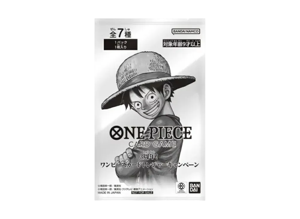 One Piece Card 3rd Anniversary Treasure Campaign Promo Pack Japanese Sealed