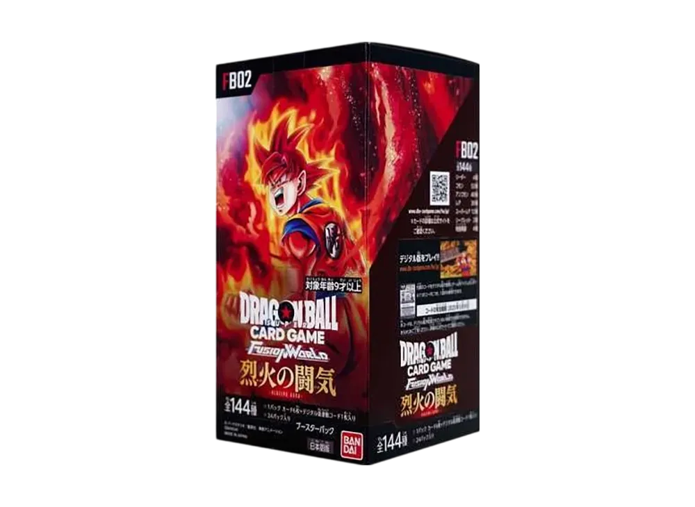 Dragon Ball Super Fusion World Blazing Aura FB02 Booster Box Japanese Sealed