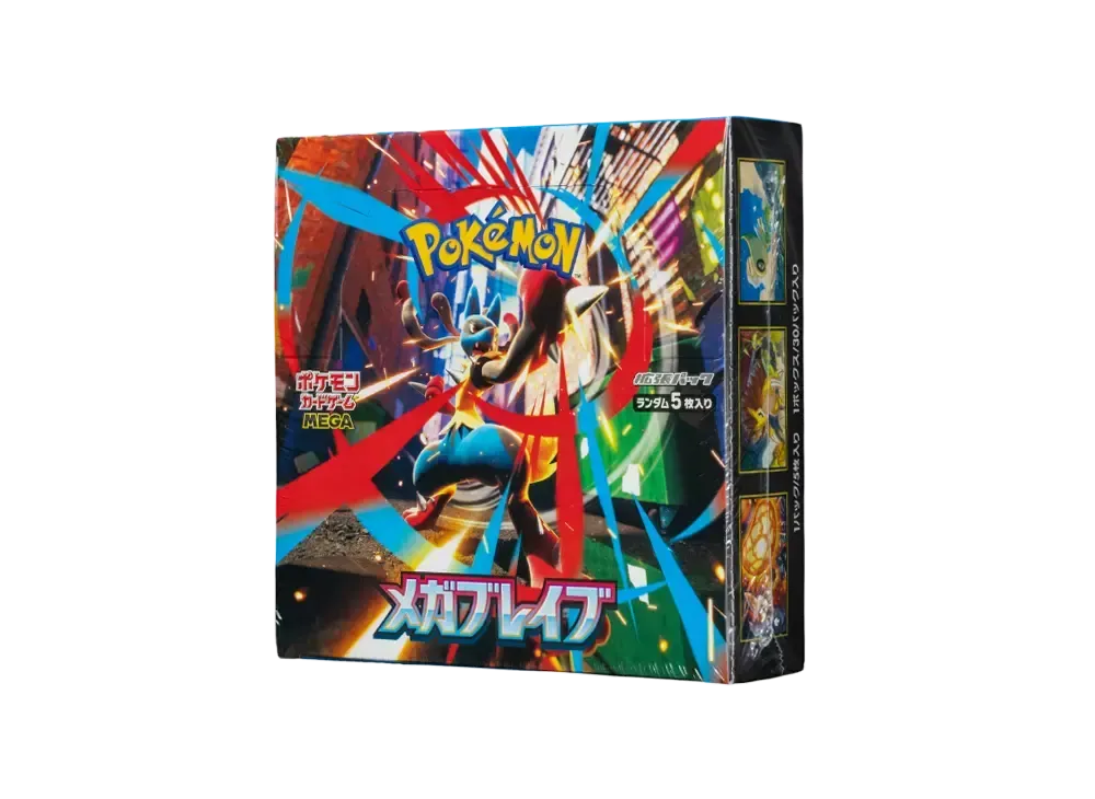 Pokemon Card Japanese Mega Brave M1b Booster Box Sealed Shrink MEGA Evolution New