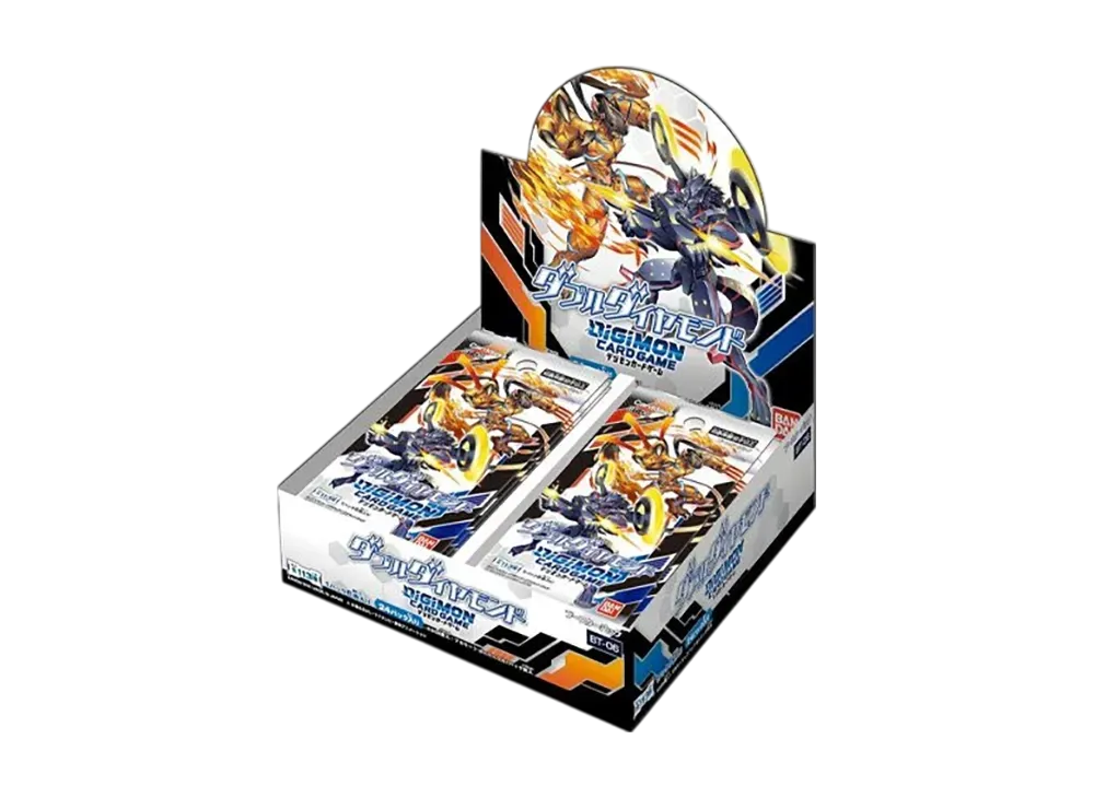 Digimon Card Game Double Diamond BT-06 Booster Box Japanese Sealed 1st Anniv