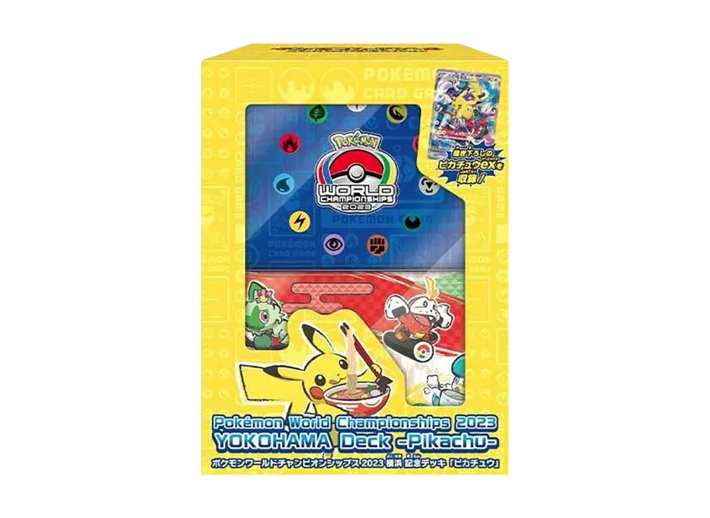 Pokemon World Championships 2023 Yokohama Deck Pikachu Sealed with Promo 001/030
