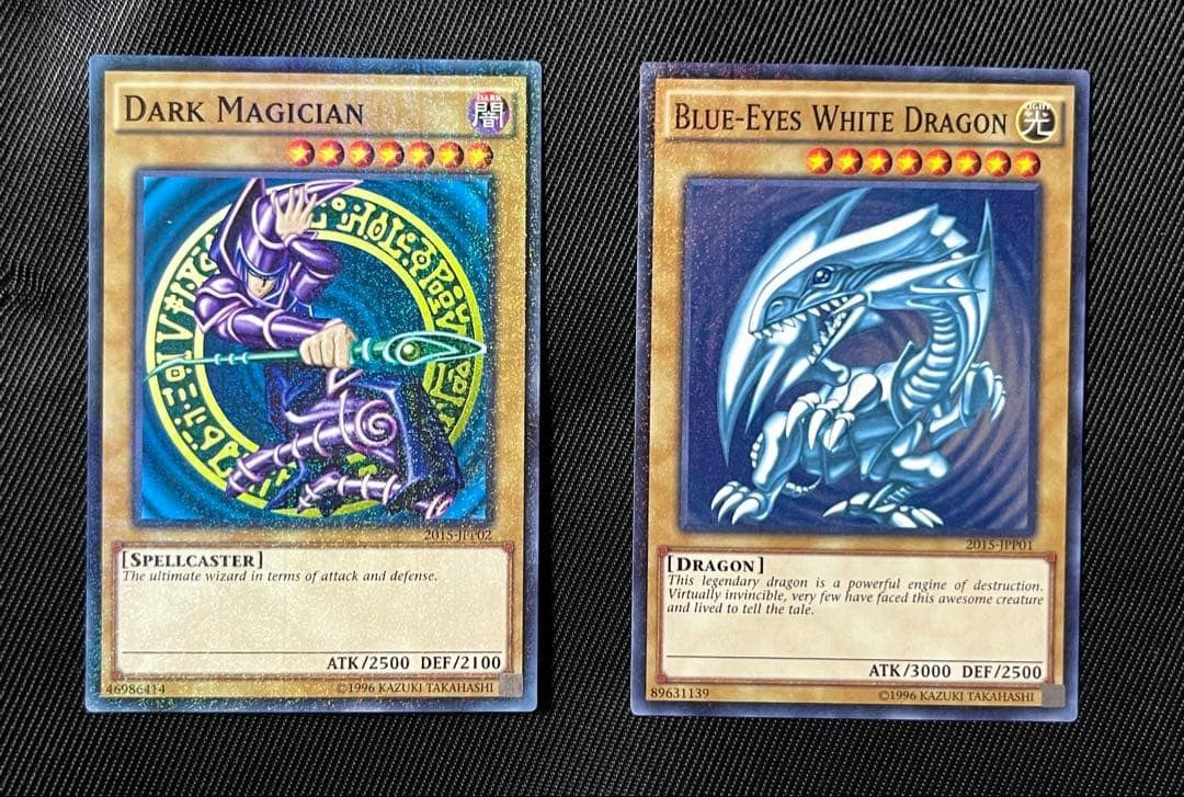 Yugioh WCS 2015 Blue-Eyes & Dark Magician 2015-JPP01 JPP02 Millennium Rare Promo