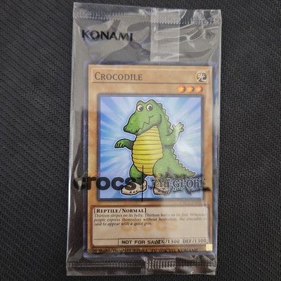 NEW Yu-Gi-Oh x Crocs CROCODILE Promo Card Japan Exclusive