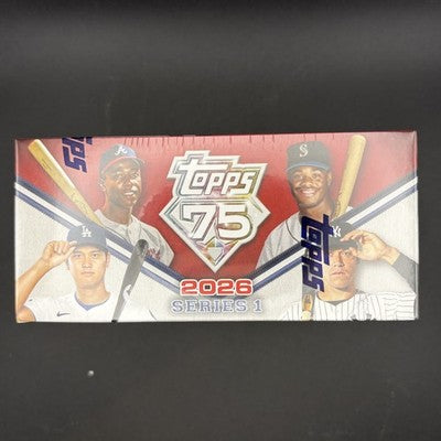 New Sealed 2026 Topps Series 1 Baseball Trading Cards Japan Edition