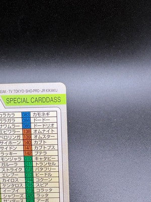 1997 Pokemon Bandai Carddass Special Card FILE No.000 Holo Ash Pikachu