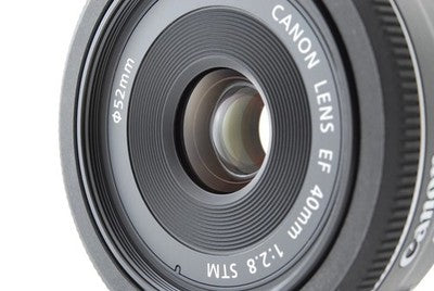 MINT CANON EF 40mm F/2.8 STM Pancake Lens For EF Mount JAPAN