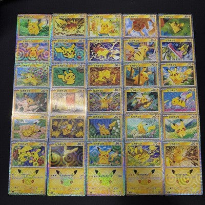 NM 30th Celebration Pikachu Holo Complete Set Of 30 Pokemon Card 2026 Japanese