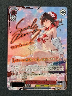 NM Sakura Bloom in Summer SP Signed Weiss Schwarz NIKKE NIK/S135-076SP Japanese
