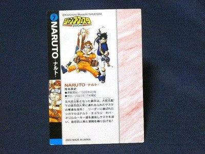 NARUTO Jump Festa 2004 Weekly Jump Card Sasuke Sakura Illust Collection Japan