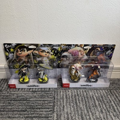 NEW Amiibo Tentacles & Hime Colors Set With Grand Festival Wristband Nintendo