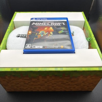 SONY PS Vita Minecraft Special Edition White Console Bundle With Game, Case, Box
