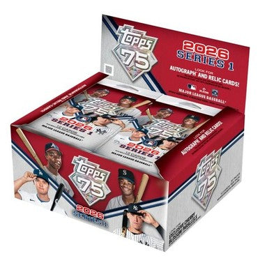 New Sealed 2026 Topps Series 1 Baseball Trading Cards Japan Edition