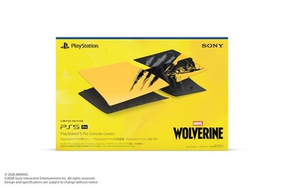 NEW PlayStation 5 Pro Console Cover Wolverine Battle Yellow Limited Edition