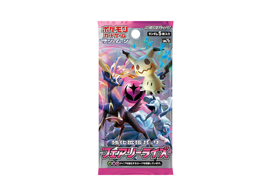 Pokemon Card Fairy Rise SM7b Japanese Booster Pack Sealed Lisia Mimicchu GX