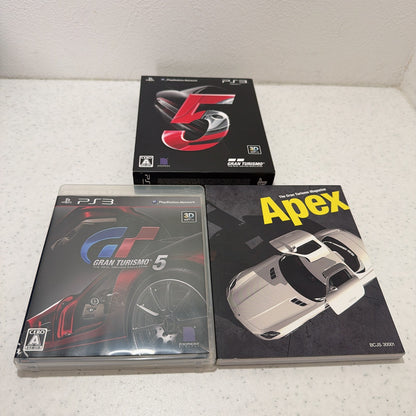 SONY PS3 Gran Turismo 5 Racing Pack Titanium Blue Console CECH-2500A