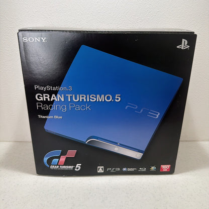 SONY PS3 Gran Turismo 5 Racing Pack Titanium Blue Console CECH-2500A