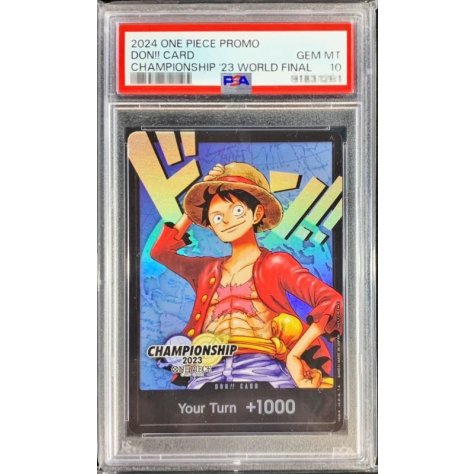 2023 One Piece DON!! Card Monkey D. Luffy World Championship Finals Promo
