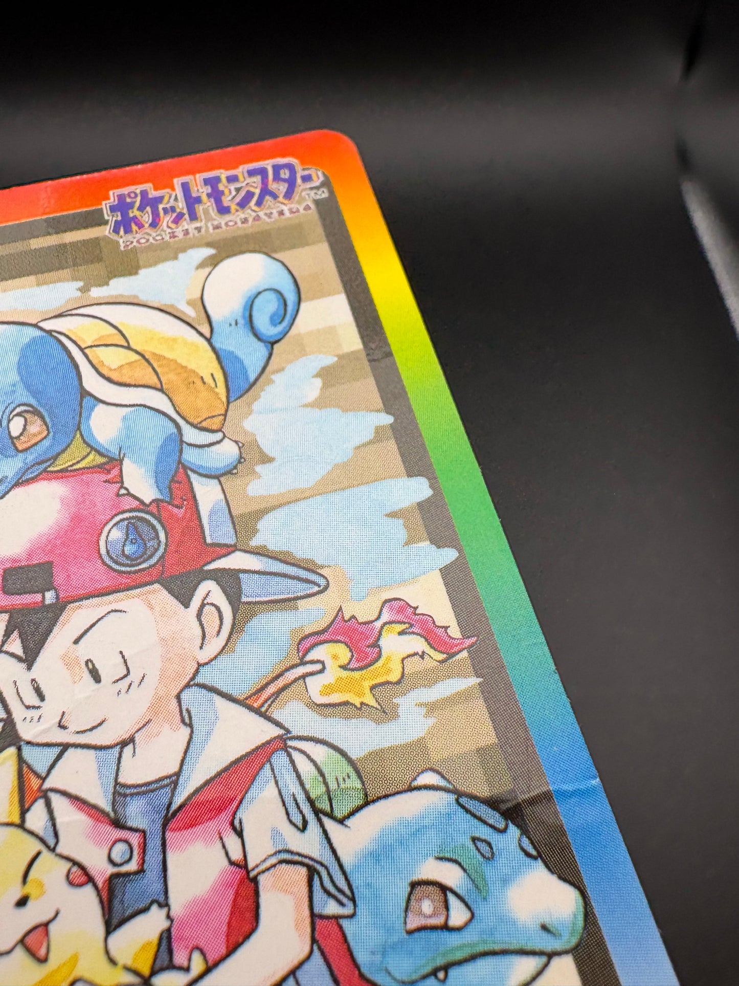 1997 Pokemon Bandai Carddass Special Card FILE No.000 Holo Ash Pikachu