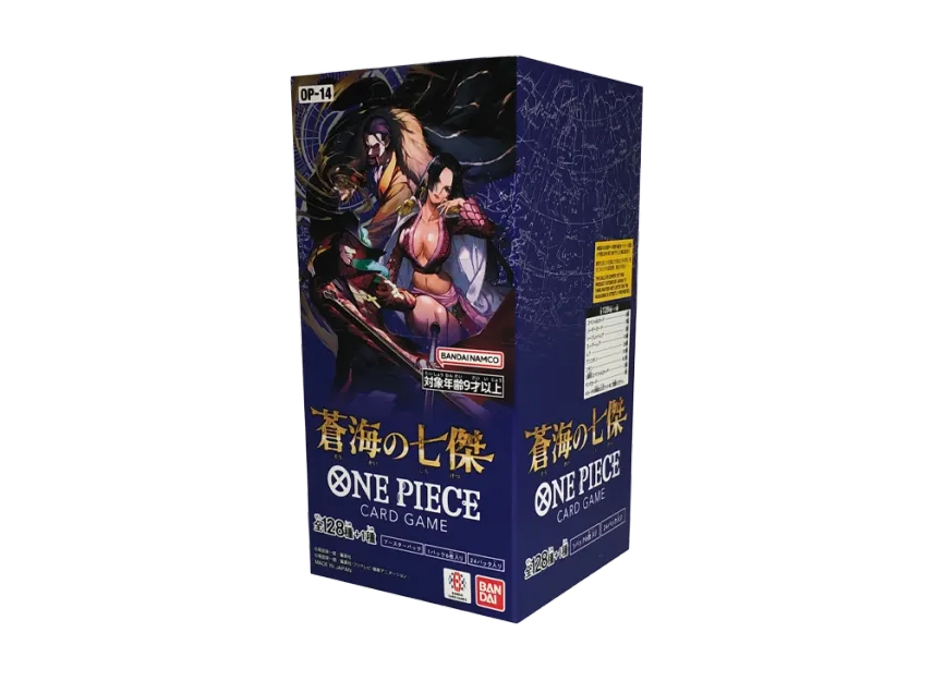 ONE PIECE OP-14 The Azure Sea's Seven Booster Box Japanese Bandai New Sealed