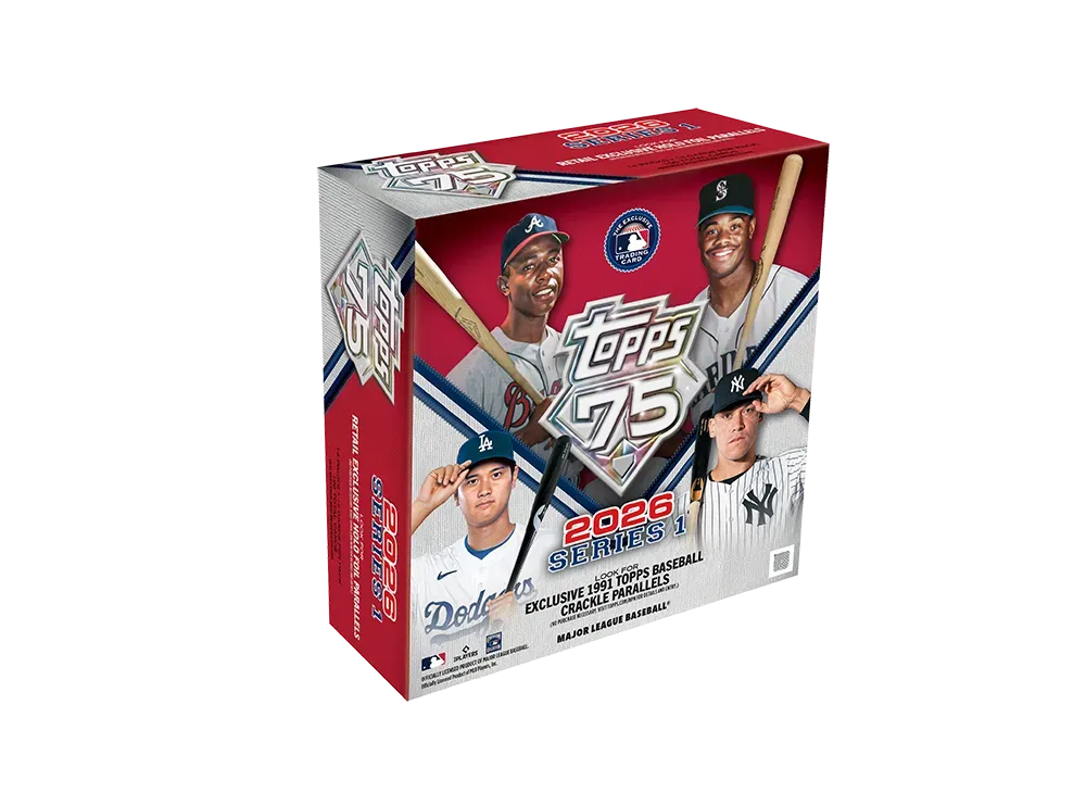 2026 Topps Series 1 Baseball Mega Box Factory Sealed 75th Anniversary MLB