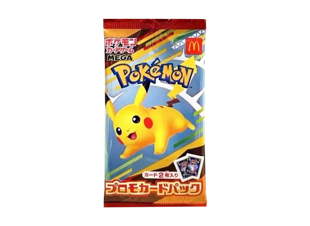 Pokemon McDonalds Happy Meal 2025 Promo Card Pack Japanese Sealed Pikachu 020/M-P