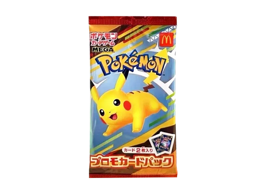 Pokemon McDonalds Happy Meal 2025 Promo Card Pack Japanese Sealed Pikachu 020/M-P