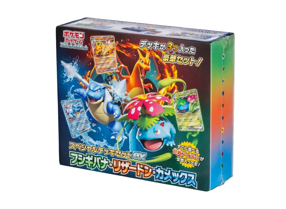 Pokemon Card Special Deck Set ex Venusaur Charizard Blastoise Japanese Sealed Box