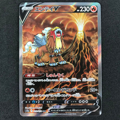 Entei V SAR 213/172 S12a VSTAR Universe Japanese Pokemon Card NM/Mint Holo