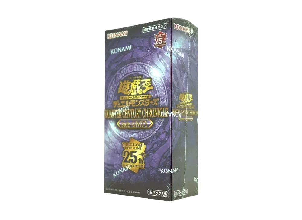Yu-Gi-Oh! OCG Quarter Century Chronicle side:UNITY Booster Box Sealed NEW QCCU