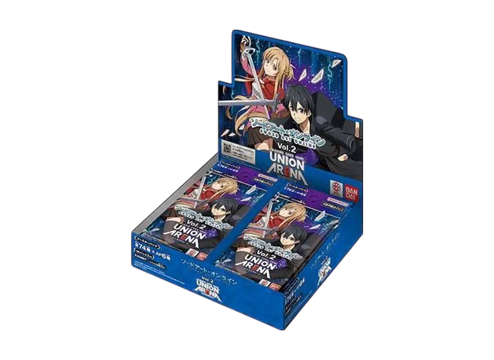 Union Arena Sword Art Online Vol.2 Booster Box SAO Factory Sealed Japanese TCG