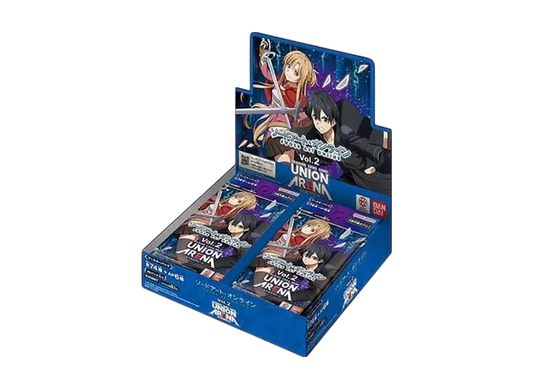 Union Arena Sword Art Online Vol.2 Booster Box SAO Factory Sealed Japanese TCG