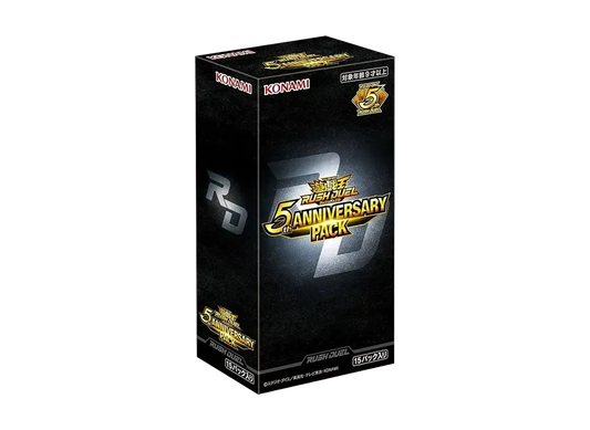 Yu-Gi-Oh Rush Duel 5th Anniversary Pack Sealed Box Japanese TCG 5th Anniv