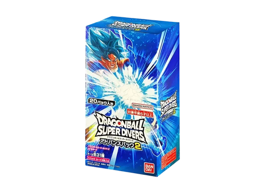Dragon Ball Super Divers Advance Pack 2 Booster Box Japanese Factory Sealed