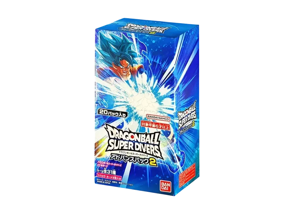 Dragon Ball Super Divers Advance Pack 2 Booster Box Japanese SSD2 Sealed