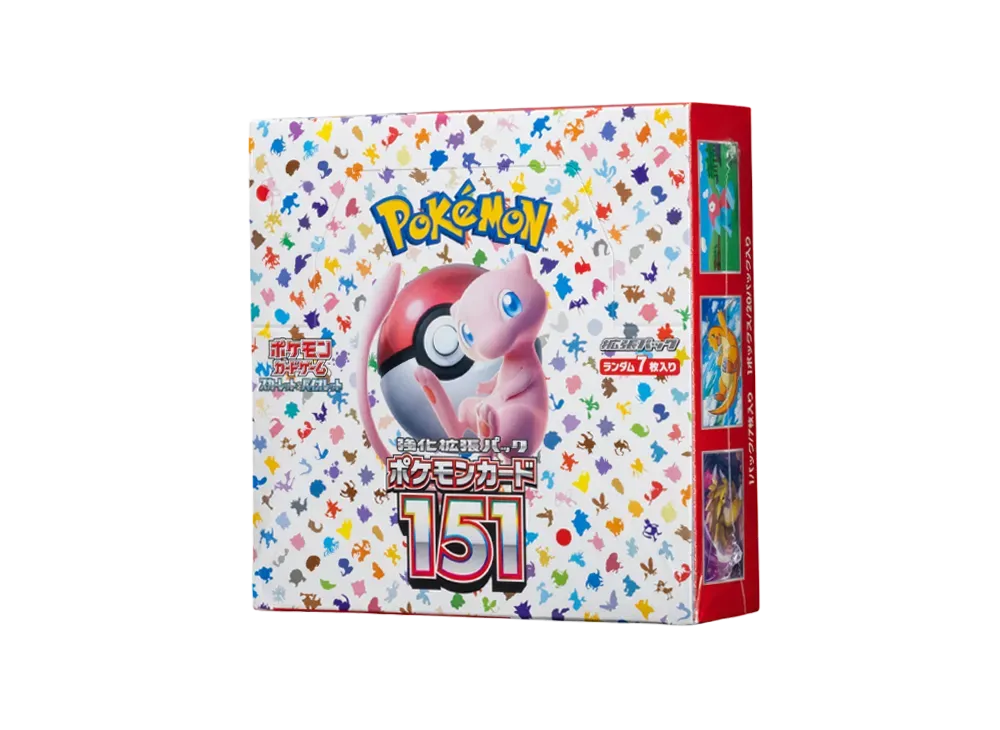 Pokemon Card 151 Japanese Booster Box SV2a Sealed Shrink Pikachu Master Ball