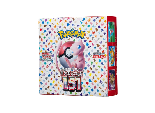 Pokemon Card 151 Japanese Booster Box SV2a Sealed Shrink Pikachu Master Ball