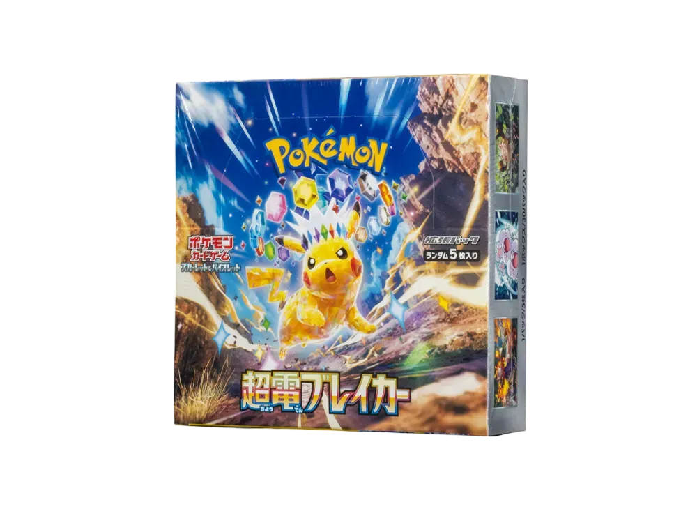 Pokemon Card Supercharged Breaker Booster Box SV8 Japanese Sealed with Shrink
