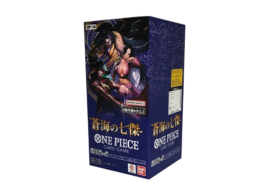 One Piece Card Game Seven Warlords of the Azure Sea Booster Box OP-12 Sealed JP