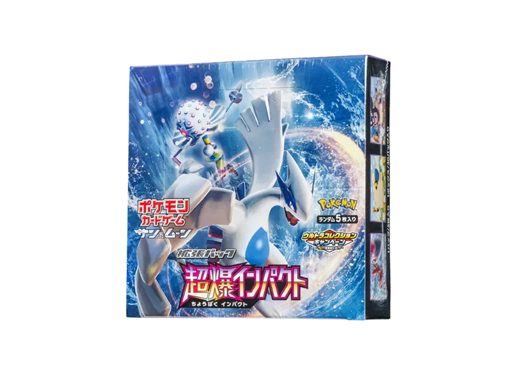 Pokemon Card Super-Burst Impact SM8 Booster Box Japanese Sealed Shrink Wrap