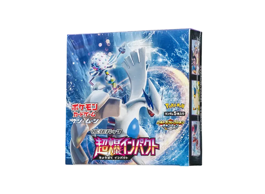 Pokemon Card Super-Burst Impact SM8 Booster Box Japanese Sealed Shrink Wrap