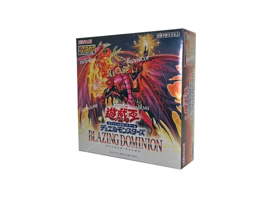 Yu-Gi-Oh! OCG Blazing Dominion Booster Box Japanese SEALED +1 Bonus Pack Included