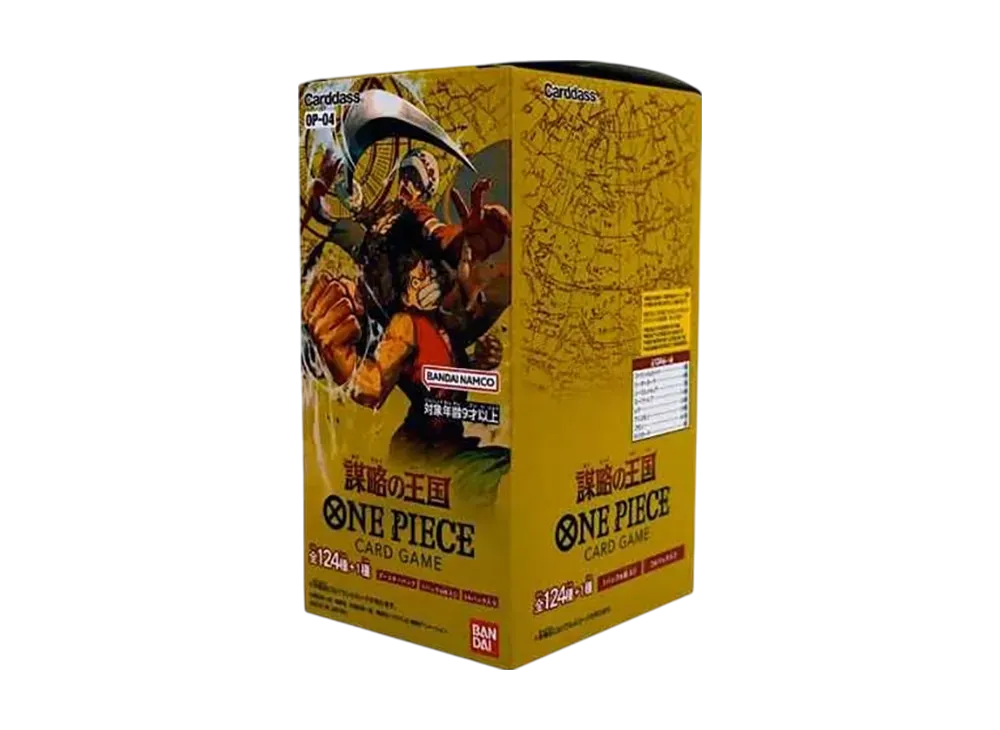 ONE PIECE Card Game Kingdoms of Intrigue OP-04 Booster Box Japanese Sealed Tape