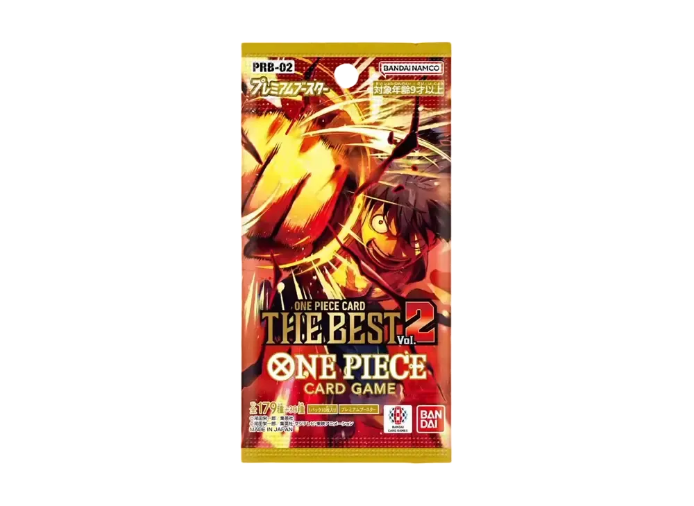 One Piece Card Game The Best Vol.2 PRB-02 Japanese Booster Pack Sealed Sanji