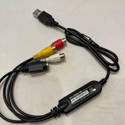 I-O DATA GV-USB2 USB Video Capture VHS To DVD Maker S-Video Composite Japan Used