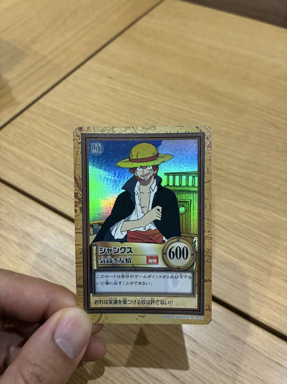 One Piece Carddass Hyper Battle C14 Shanks Noble Friendship Holo 1999 Bandai Jap