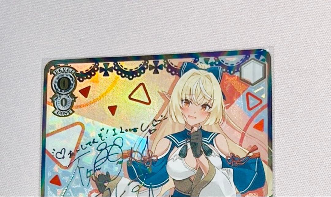 Weiss Schwarz Hololive Shiranui Flare HOL/W91-005SSP SSP Foil Signature Japan